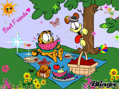 Pique nique Garfield